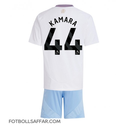 Aston Villa Boubacar Kamara #44 Bortadräkt Barn 2024-25 Kortärmad (+ Korta byxor)